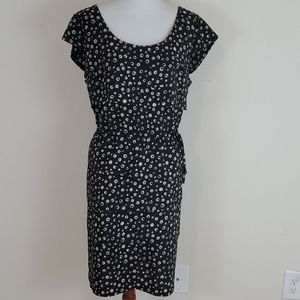 Gabby Skye black tiered print dress size 18w